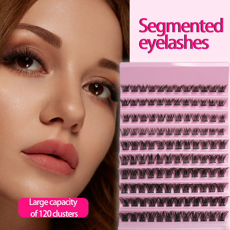 Segmented eyelashes